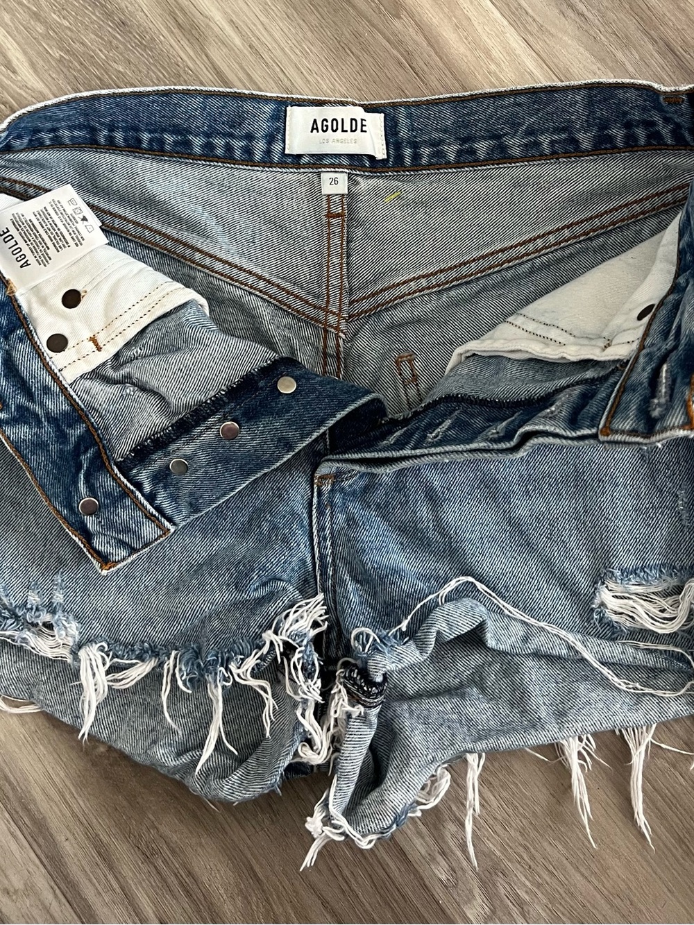 Agolde Blue Denim Jeans
